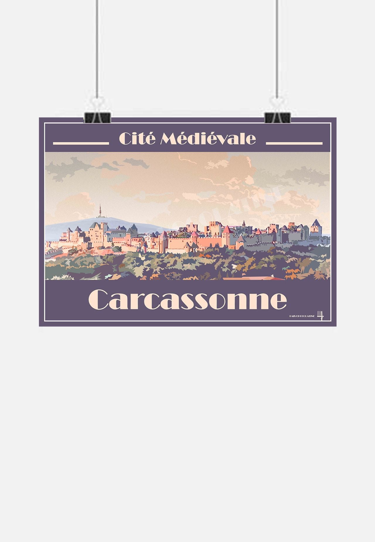 Carcassonne – Un voyage dans le temps suspendu sur vos murs