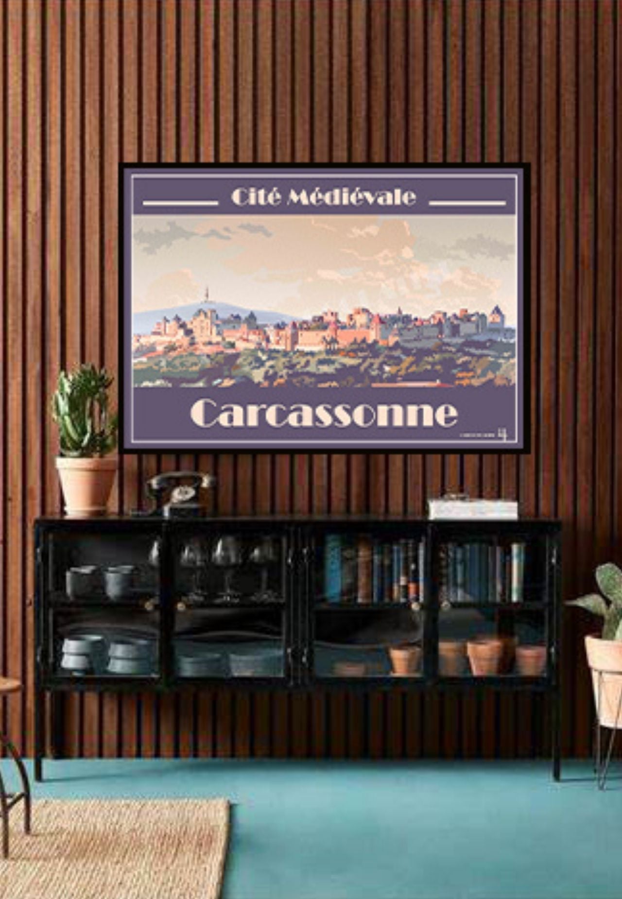 Carcassonne – Un voyage dans le temps suspendu sur vos murs