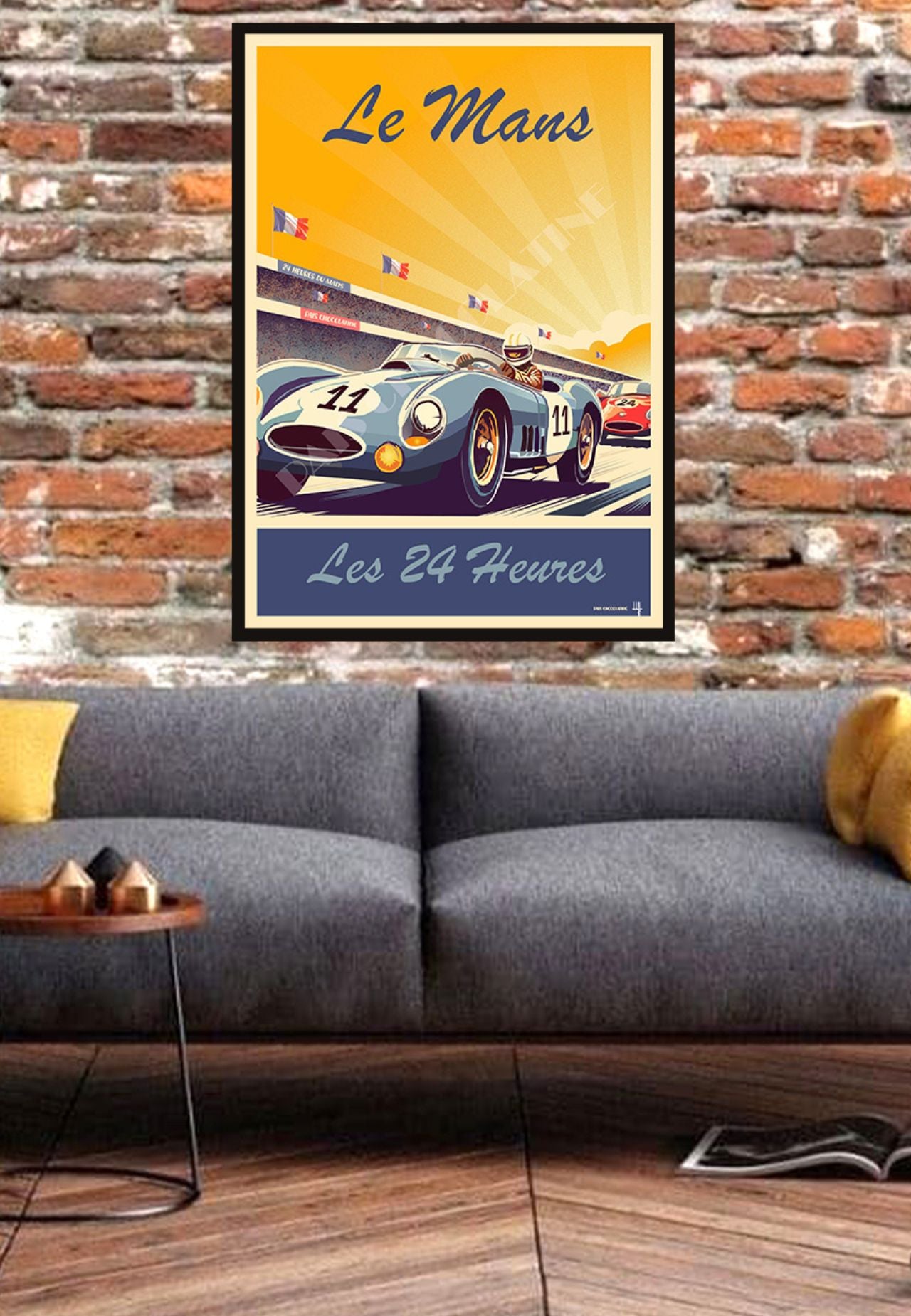affiche-leucate-carcassonne-poster-tableaux-tableau-colorés-affiche carcassonne-poster carcassonne-decoration-orange-maison-salon