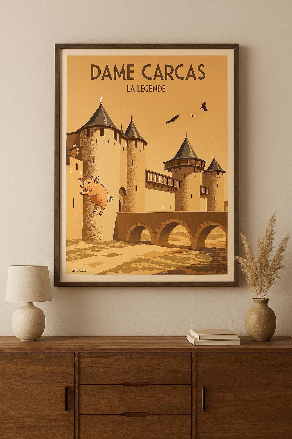 Affiche Dame Carcas – La Légende de Carcassonne