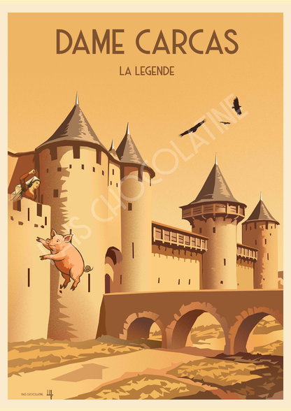 Affiche Dame Carcas – La Légende de Carcassonne