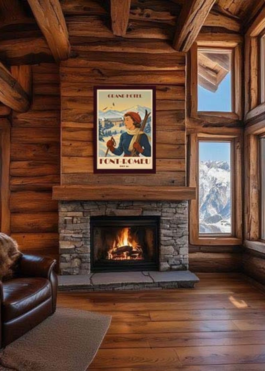 Affiche vintage Font-Romeu