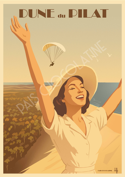 Affiche Dune du Pilat – Bassin d’Arcachon
