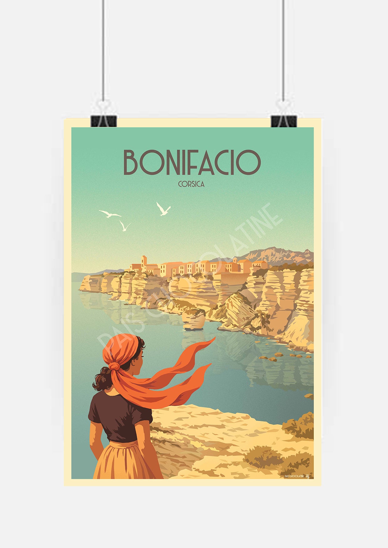 Affiche Bonifacio – Corsica
