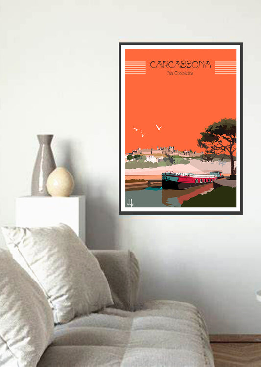 Carcassonne et son Canal – Une Invitation au Rêve Médiéval