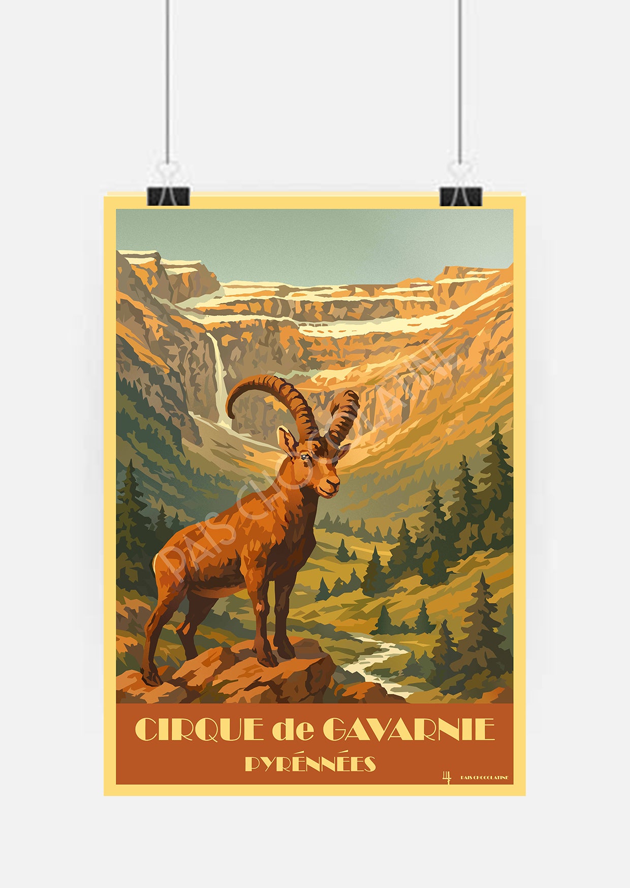 Affiche Cirque de Gavarnie – Pyrénées
