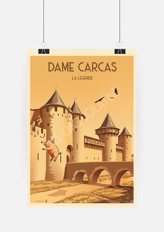 Affiche Dame Carcas – La Légende de Carcassonne
