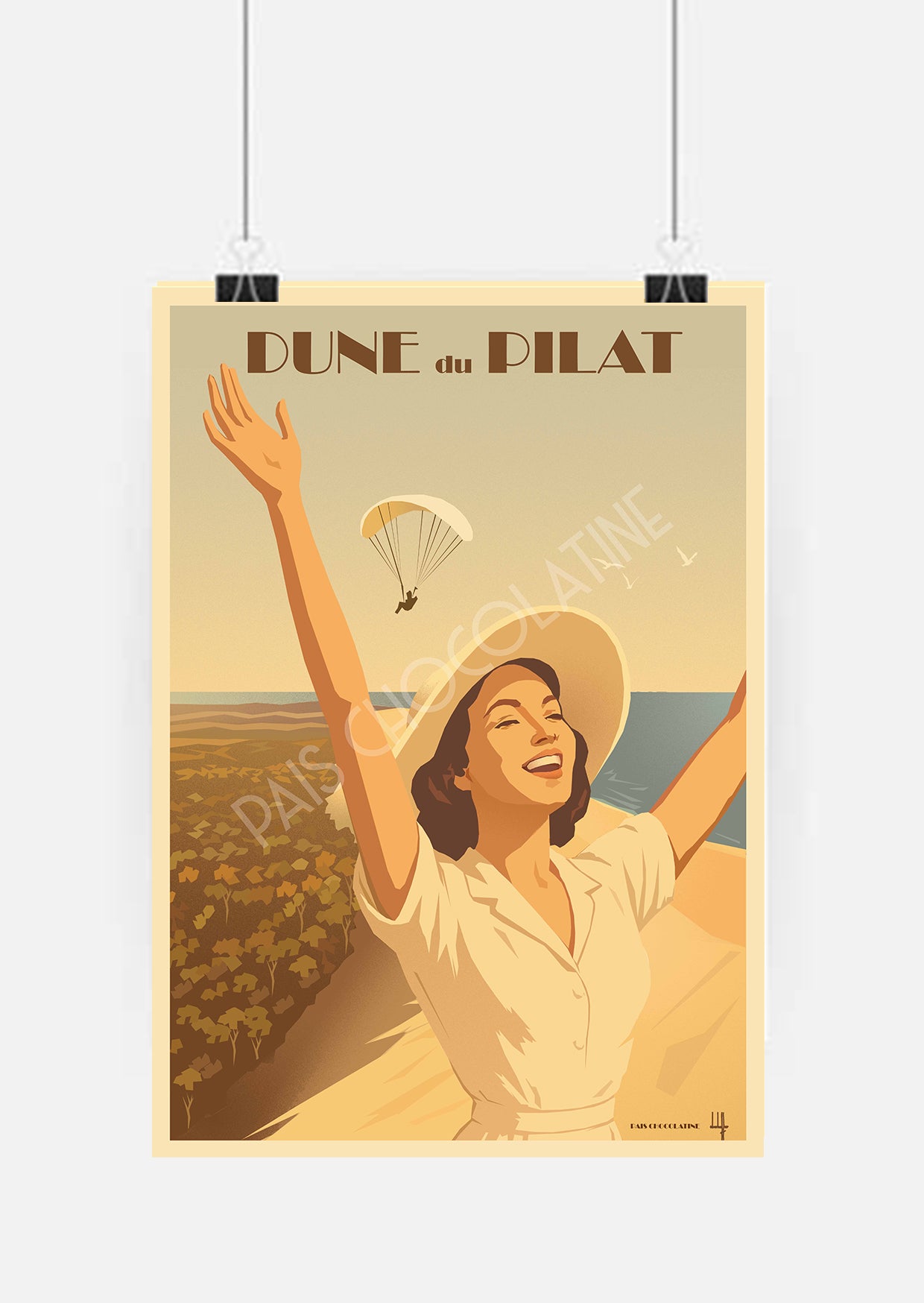Affiche Dune du Pilat – Bassin d’Arcachon
